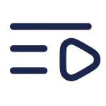 Plaaylist Minimalistic SVG Icon
